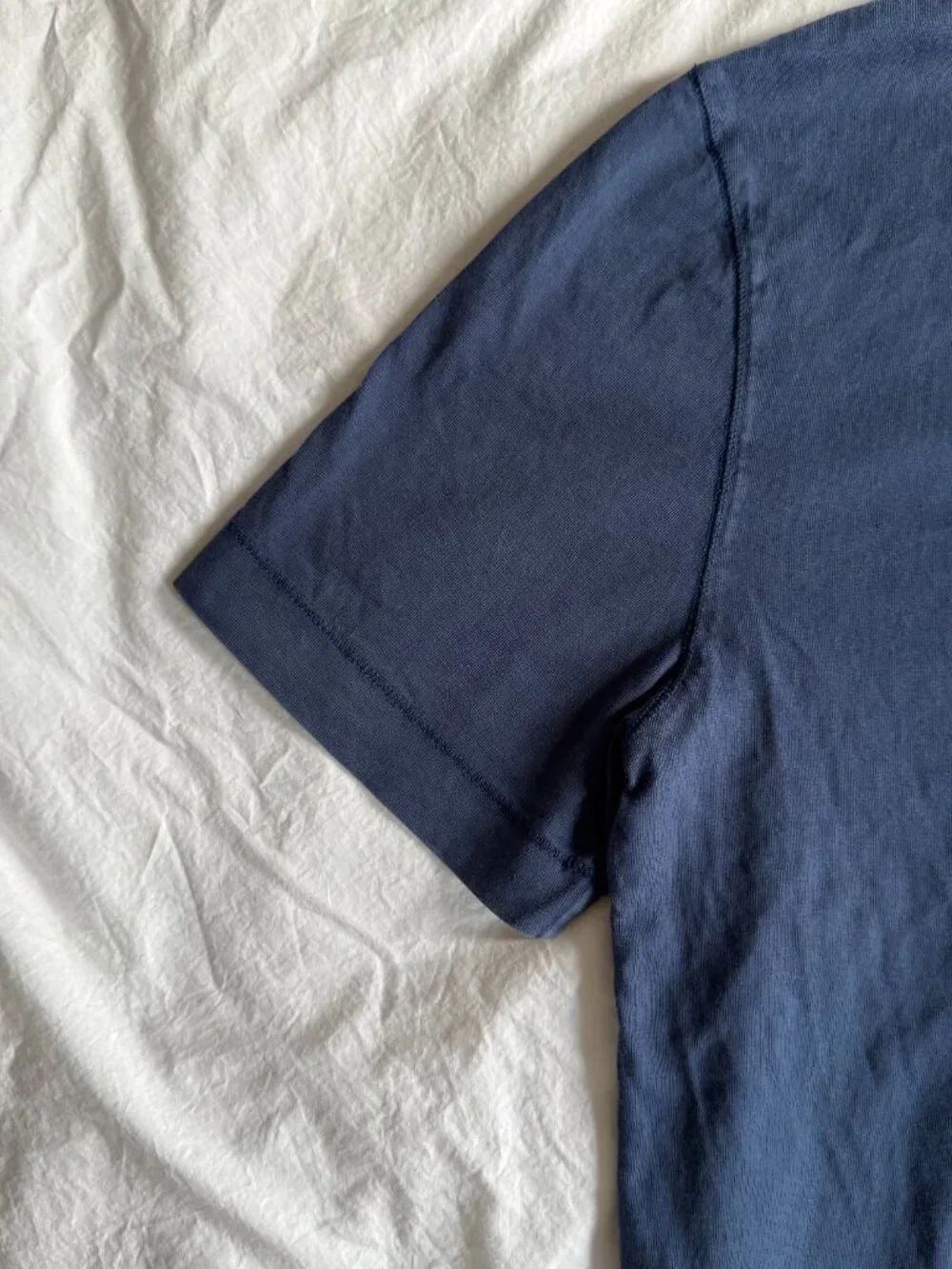Mens M 100% Cotton Banana Republic Navy Basic Tshirt